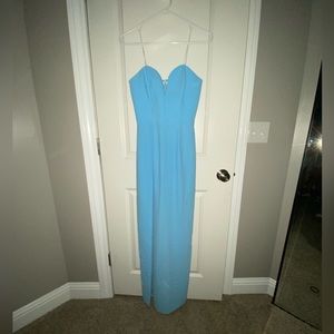 Size small beautiful sky blue prom dress
